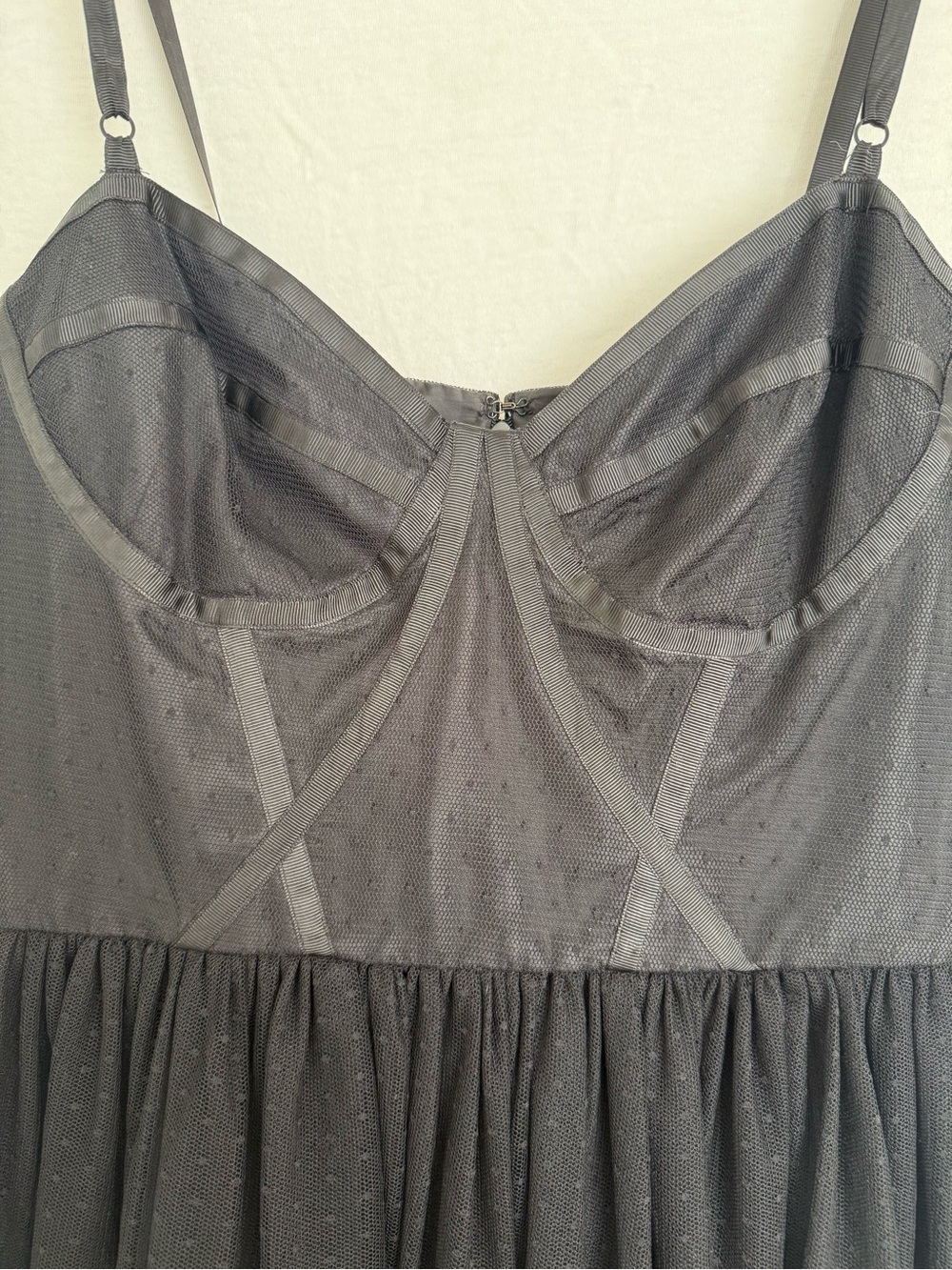 Jill Stuart Black Tulle Cocktail Dress - Picture 2 of 5